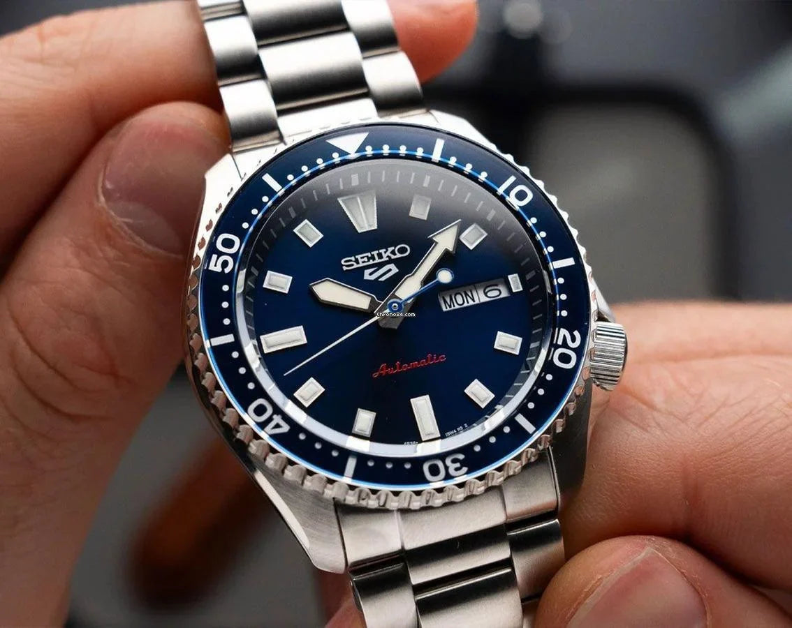 Seiko 5 Sports SRPL83K1 Automatic Blue Dial Stainless Steel Watch