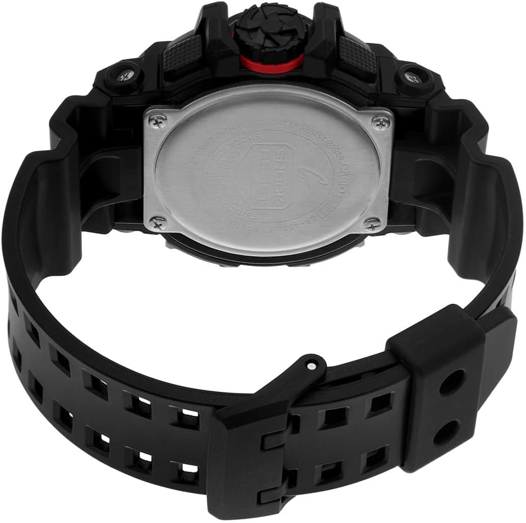 Casio G-Shock GA-400-1BHDR Black Sports Analog-Digital Watch – Rotary Switch, Shock Resistant, 200M Water Resistant