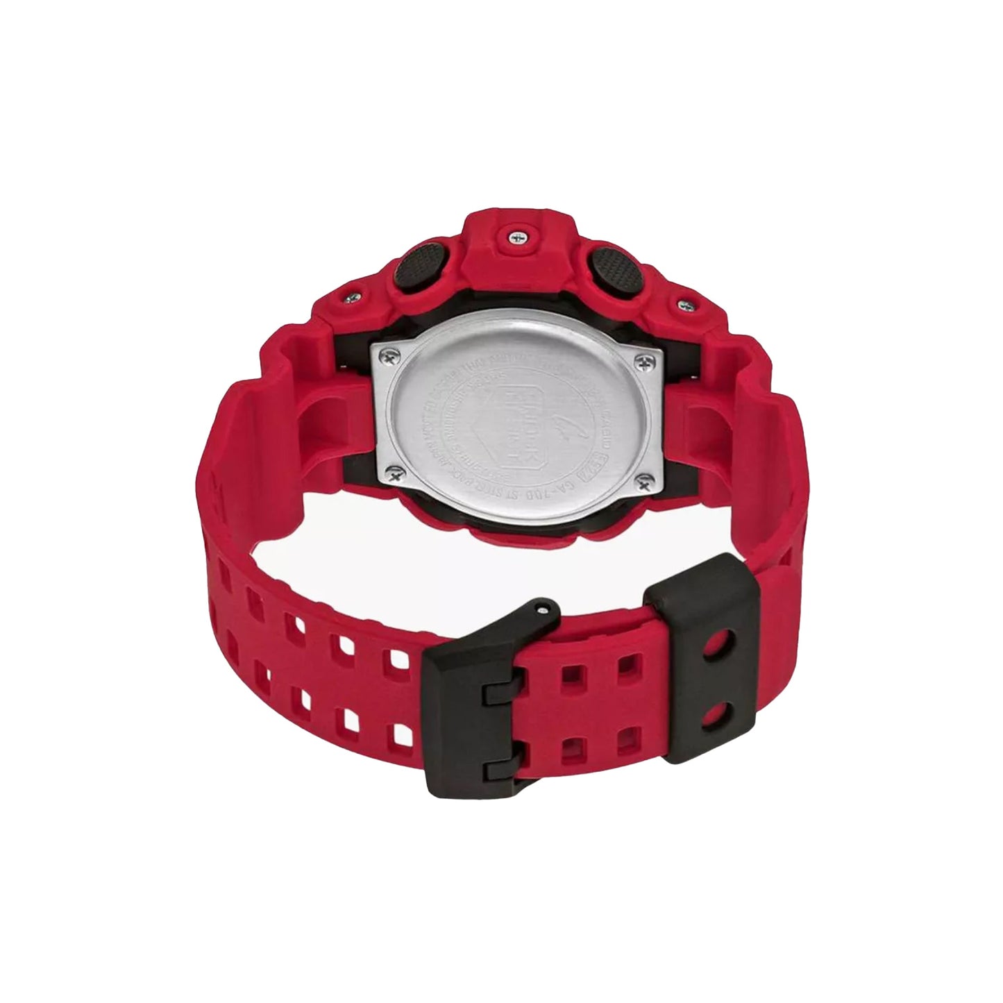 Casio G-Shock GA-700-4ADR Red Analog-Digital Watch – Shock Resistant, 200M Water Resistant