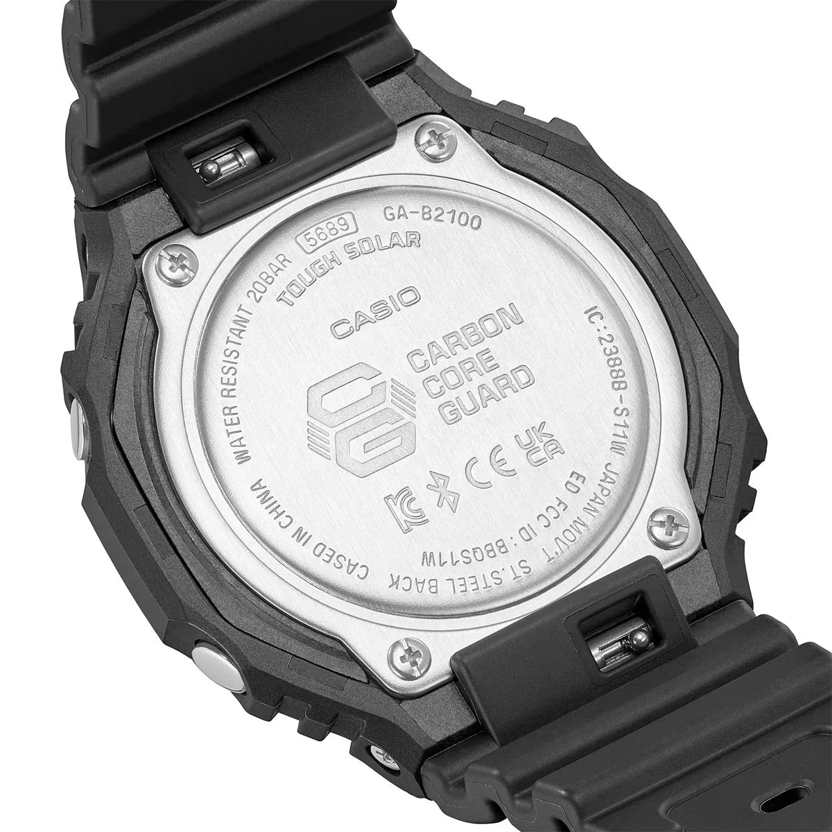 Casio G-SHOCK GA-B2100BBR-1A “CasiOak” Analog-Digital Watch with Bluetooth & Tough Solar