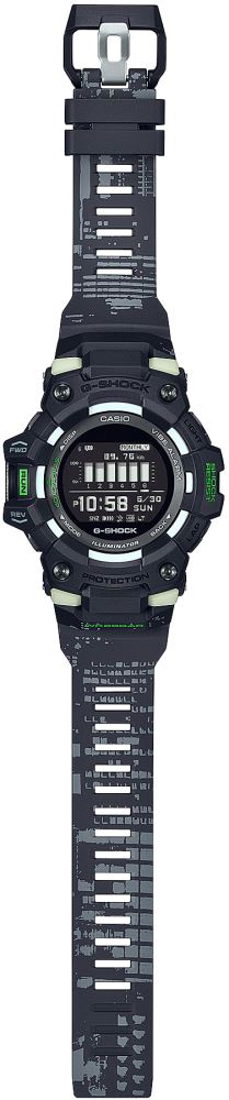 Casio G-SHOCK GBD-100LM-1DR Bluetooth Sports Watch with Step Tracker & 200M Water Resistance