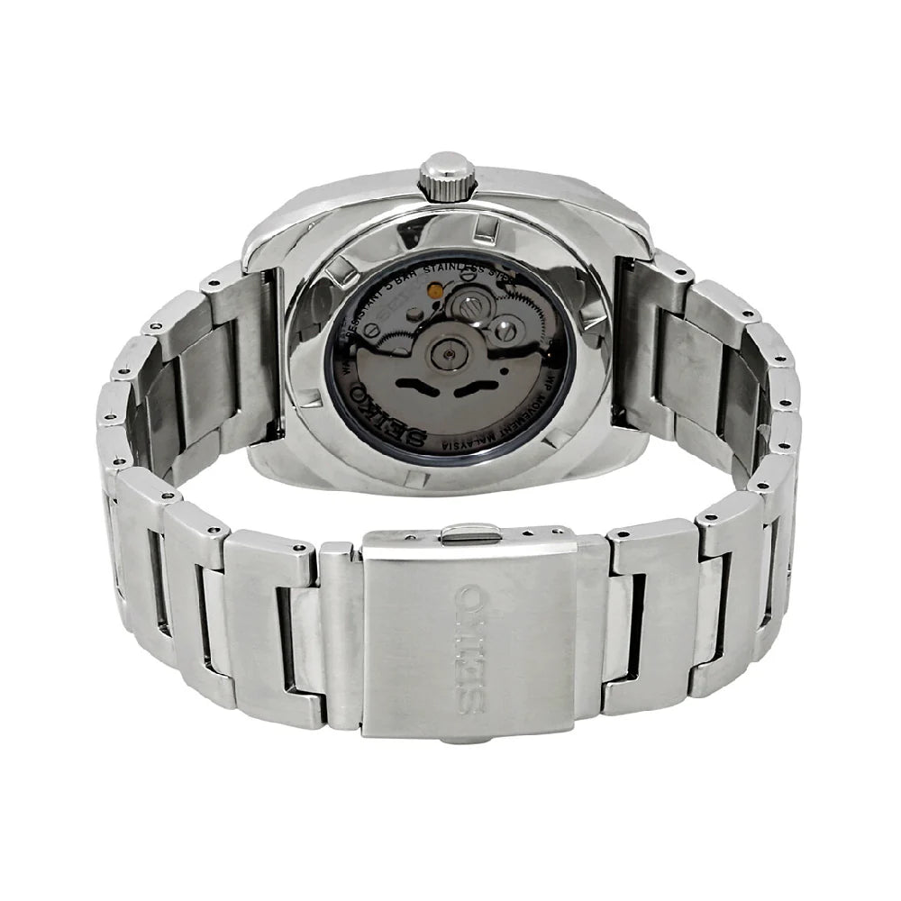 SEIKO Automatic Watch for Men - Recraft Series - Stainless Steel Case and Bracelet, Day/Date Calendar, 50m Water Resistant, and 41 Hour Power Reserve SNKP23