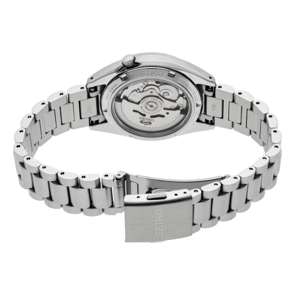 Seiko 5 Sports SRPL59K1 Automatic GMT Yellow Dial Stainless Steel Watch