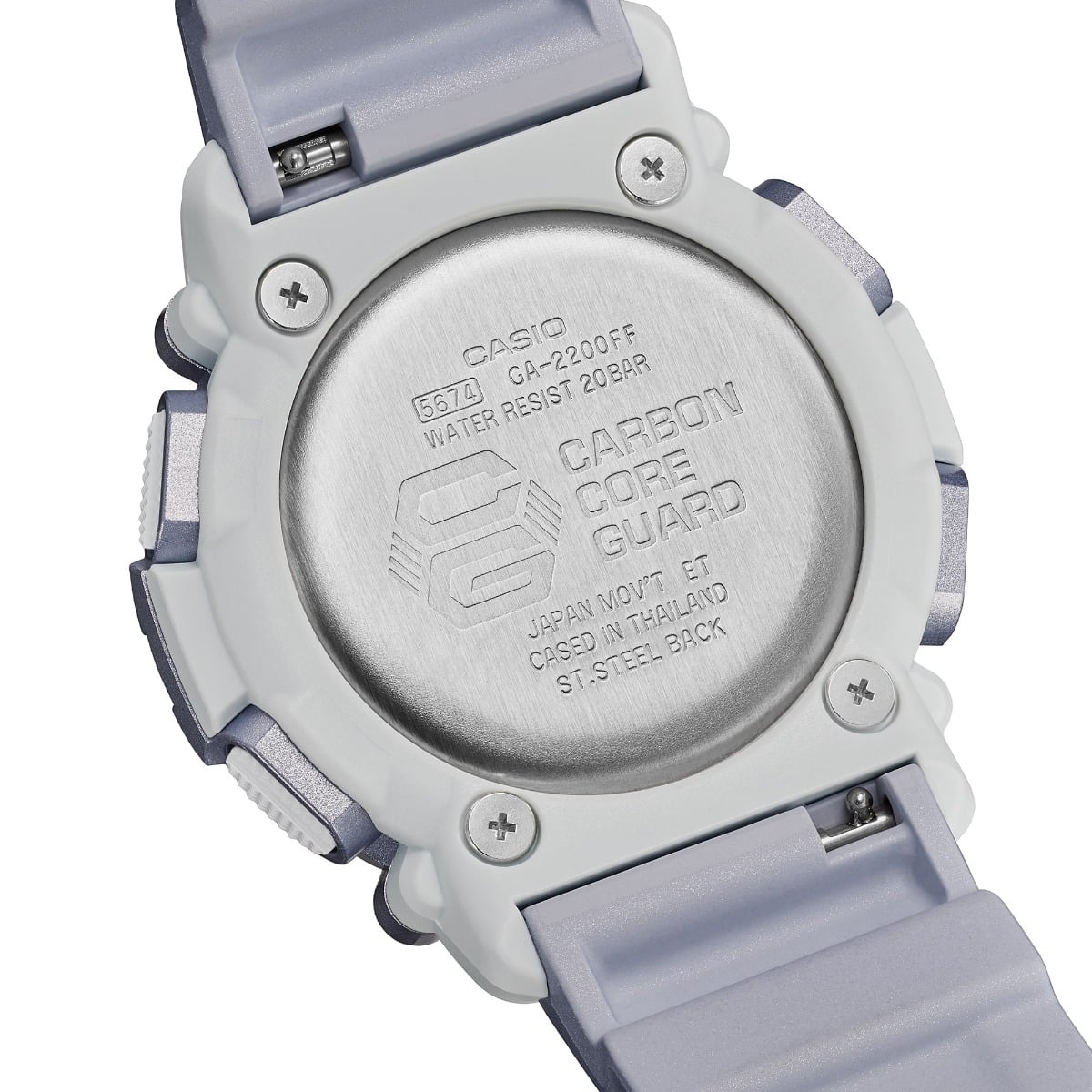 Casio G-SHOCK GA-2200FF-8ADR – Full Metal Silver-Inspired Analog-Digital Watch