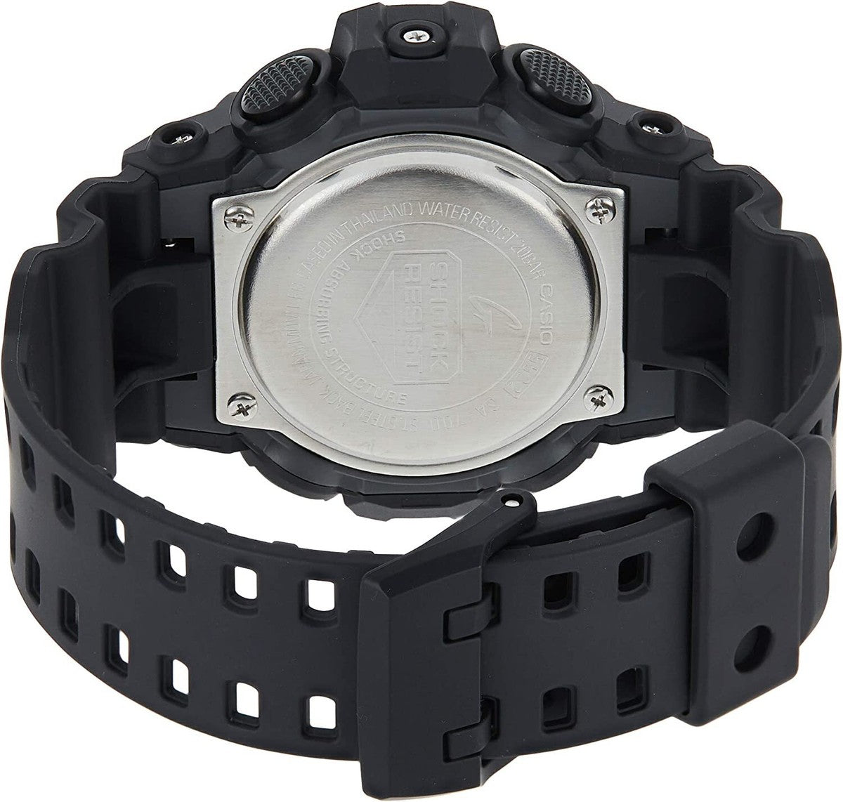Casio G-SHOCK GA-700BBR-1A – Blackout Resin Sport Watch