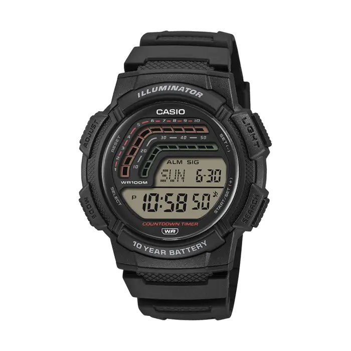 CASIO Men Watch WS-1800-1AVDF