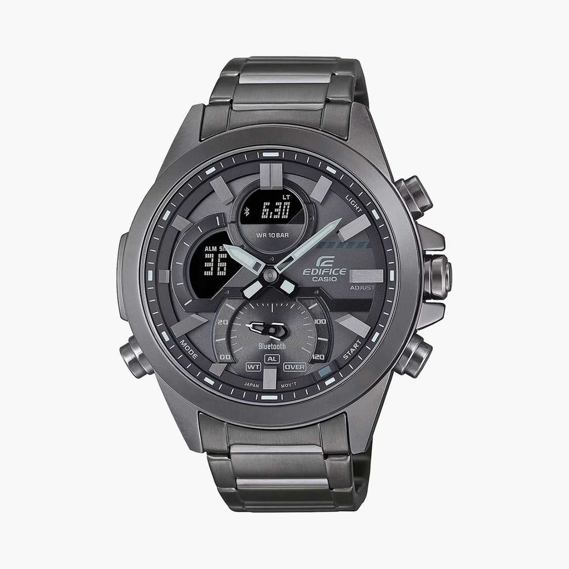 Casio Edifice Bluetooth Connect Analog-Digital Grey Dial Men ECB-30DC-1BDF (ED605)