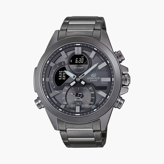 Casio Edifice Bluetooth Connect Analog-Digital Grey Dial Men ECB-30DC-1BDF (ED605)