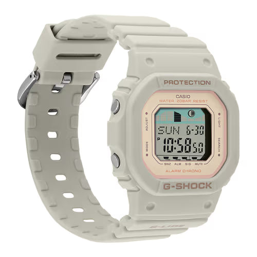Casio G-SHOCK GLX-S5600-7DR G-LIDE Digital Watch – White Resin