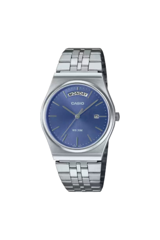 CASIO Men's Analog Blue Dial Watch - MTP-B146D-2AVDF