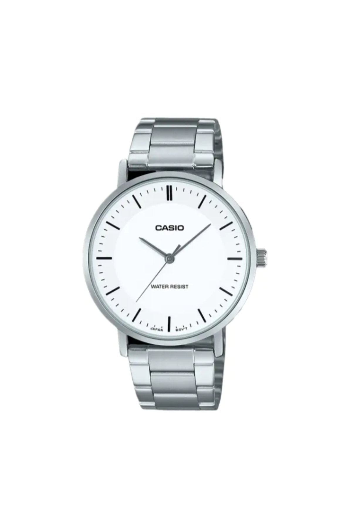 CASIO Men's Analog White Dial Watch - MTP-VT04D-7EDF