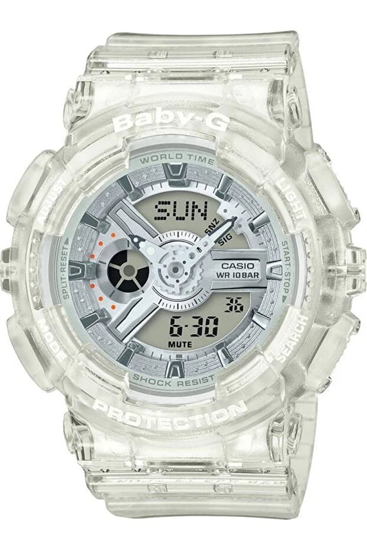 Casio G-Shock BA-110CR-7ADR Crystal White Analog-Digital Women’s Watch