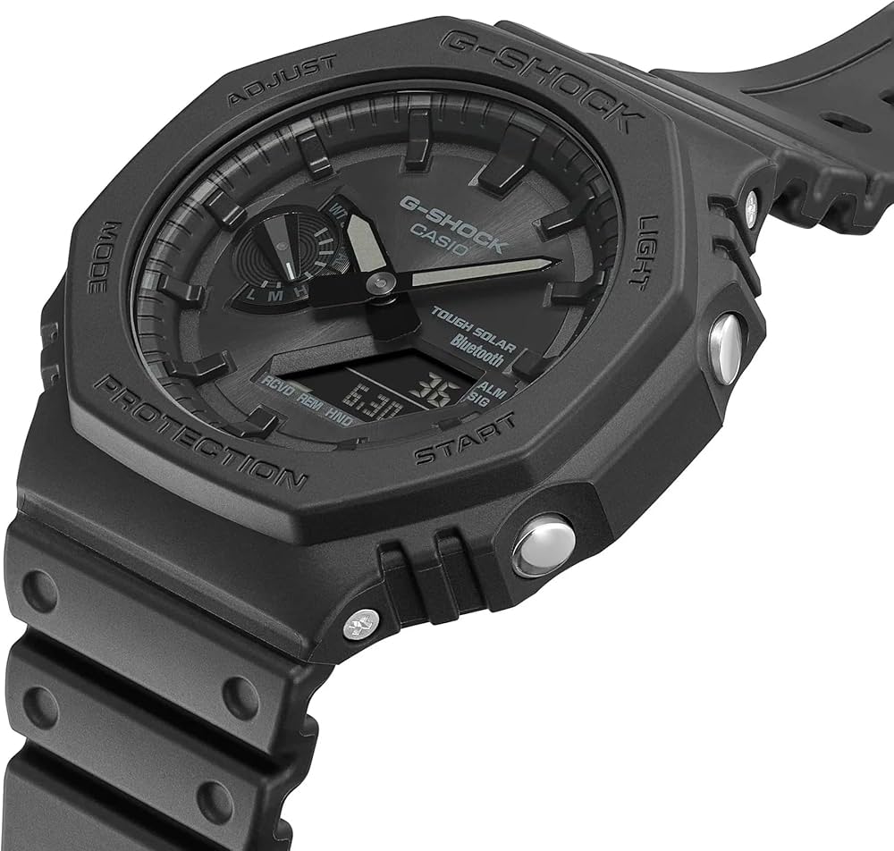 Casio G-SHOCK GA-B2100-1A1DR “CasiOak” Analog-Digital Watch with Bluetooth & Tough Solar