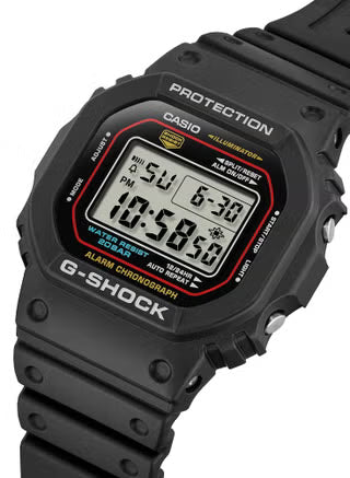 Casio G-SHOCK DW-5600RL-1DR Black & Red Limited Retro Digital Watch