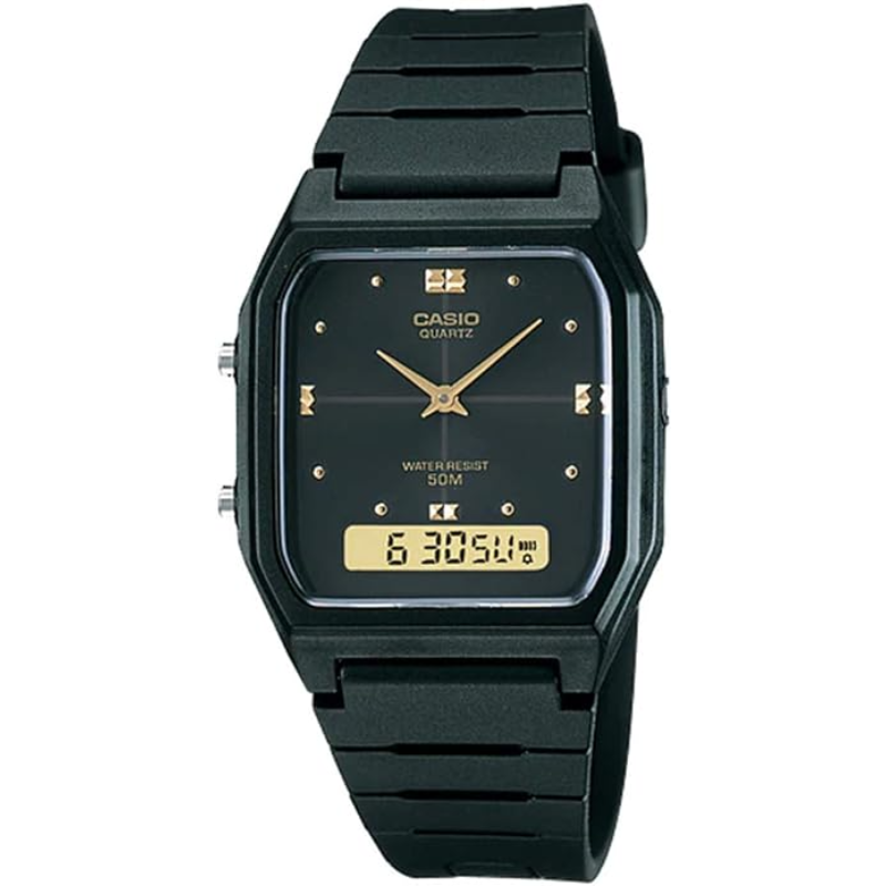 Casio Standard Series  Analog Digital Watch For Men AW-48HE-1AVDF