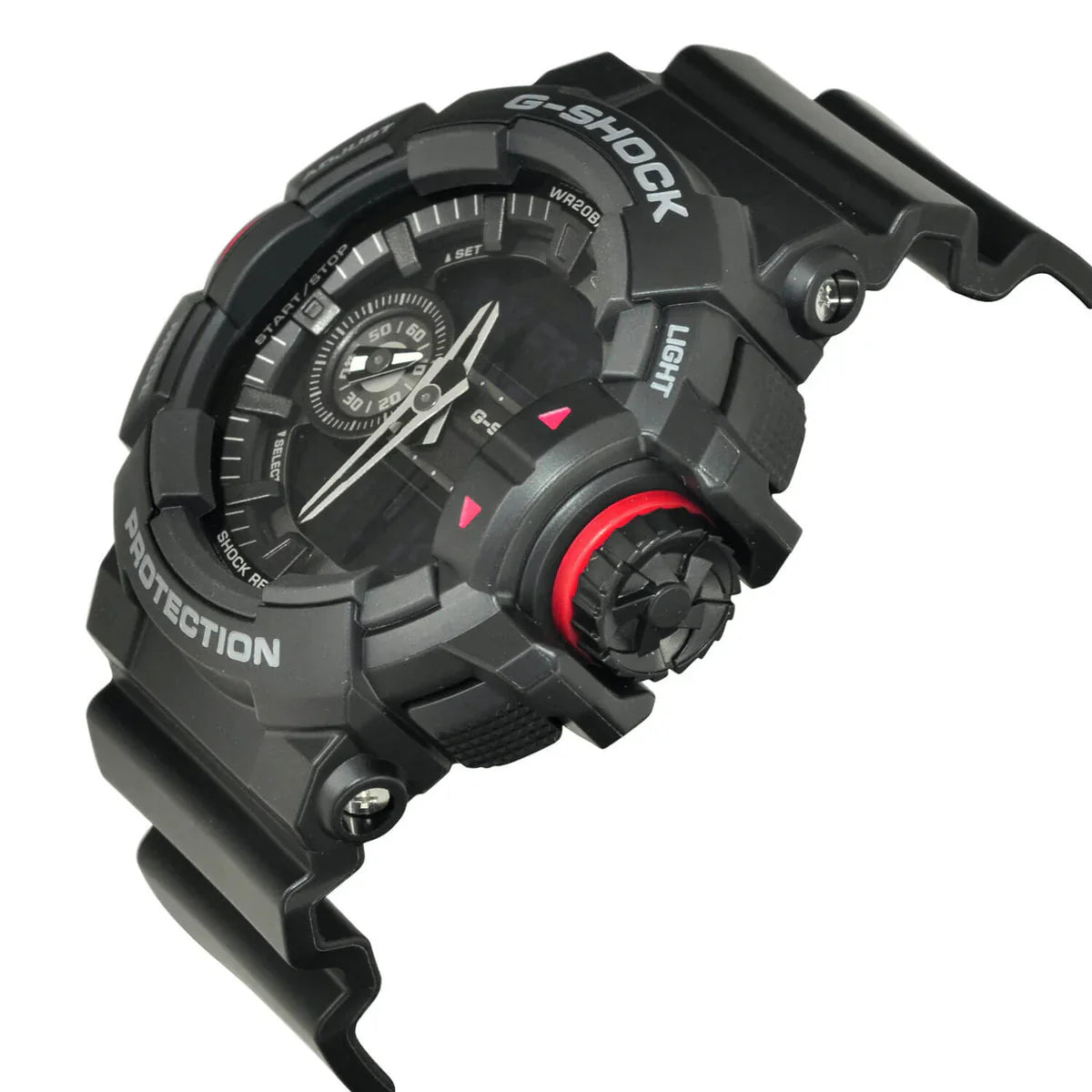 Casio G-Shock GA-400-1BHDR Black Sports Analog-Digital Watch – Rotary Switch, Shock Resistant, 200M Water Resistant