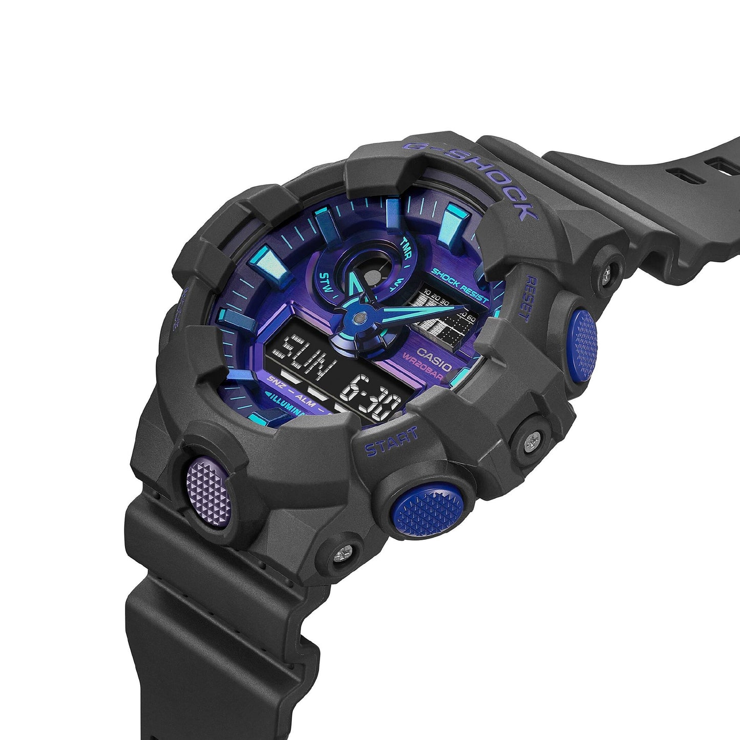 Casio G-SHOCK GA-700VB-1ADR – Virtual Black Series Digital-Analog Tough Watch