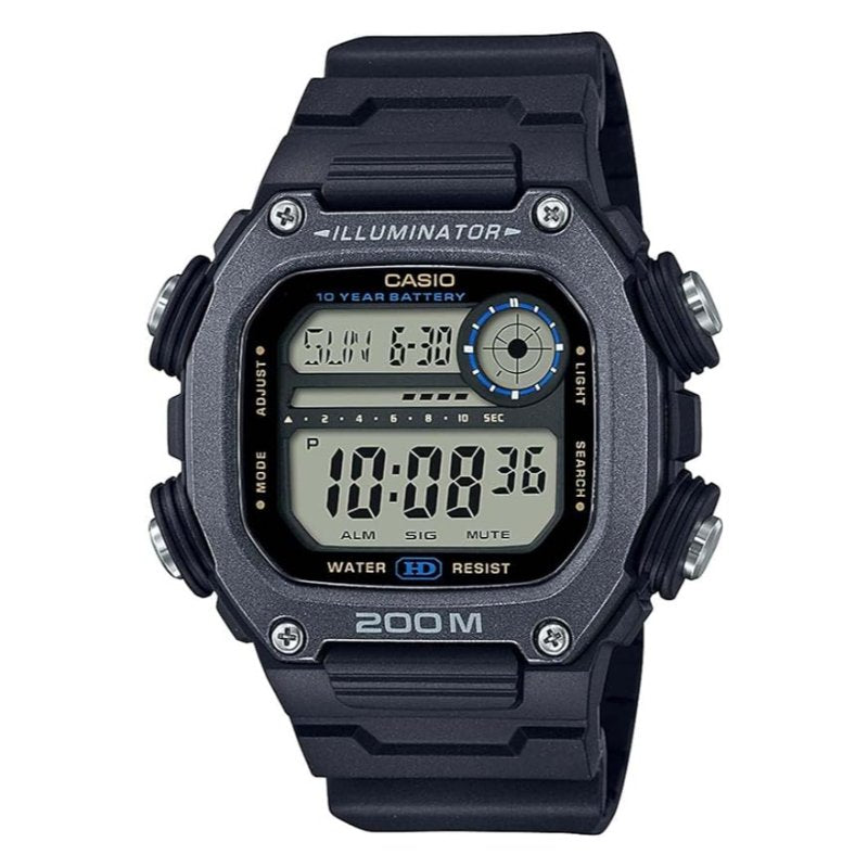 Casio Illuminator Series  Digital Watch For Men DW-291HX-1AVDF