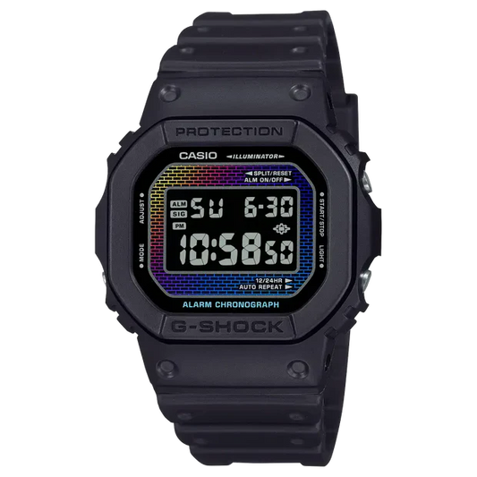 Casio G-Shock DW-5600RW-1D Black Dial Resin Men's Watch