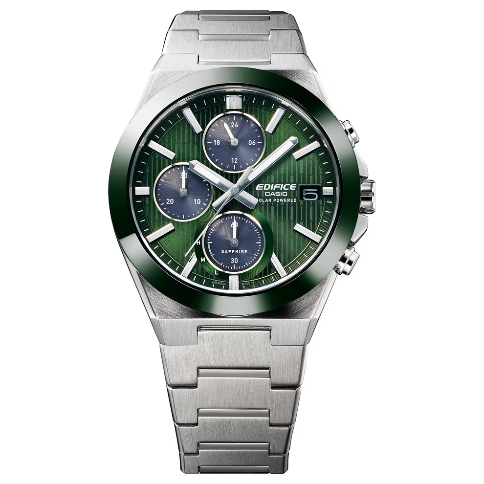EDIFICE SOLAR-POWERED CHRONOGRAPH MEN WATCH EFS-S650D-3ADF