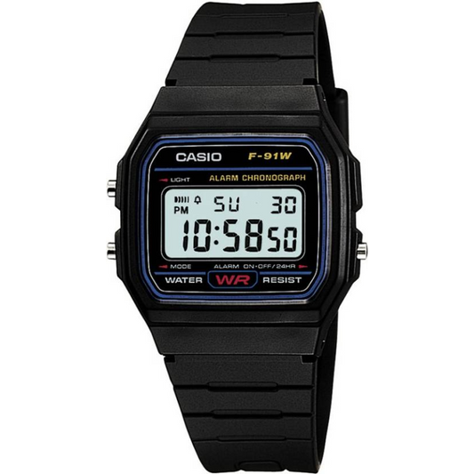 Casio Standard Series Digital  Unisex F-91W-1DG