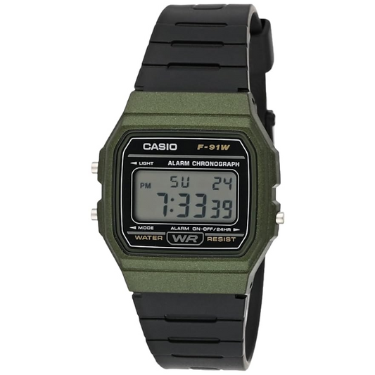Casio Standard Series Digital  Unisex F-91WM-3ADF