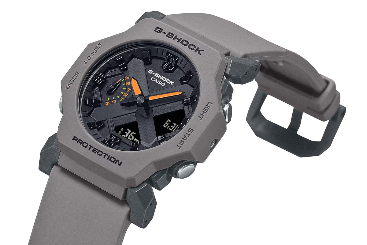 Casio G-Shock GA-2300-8A Men’s Grey Analog-Digital Watch – Carbon Core Guard, 200M Water Resistant