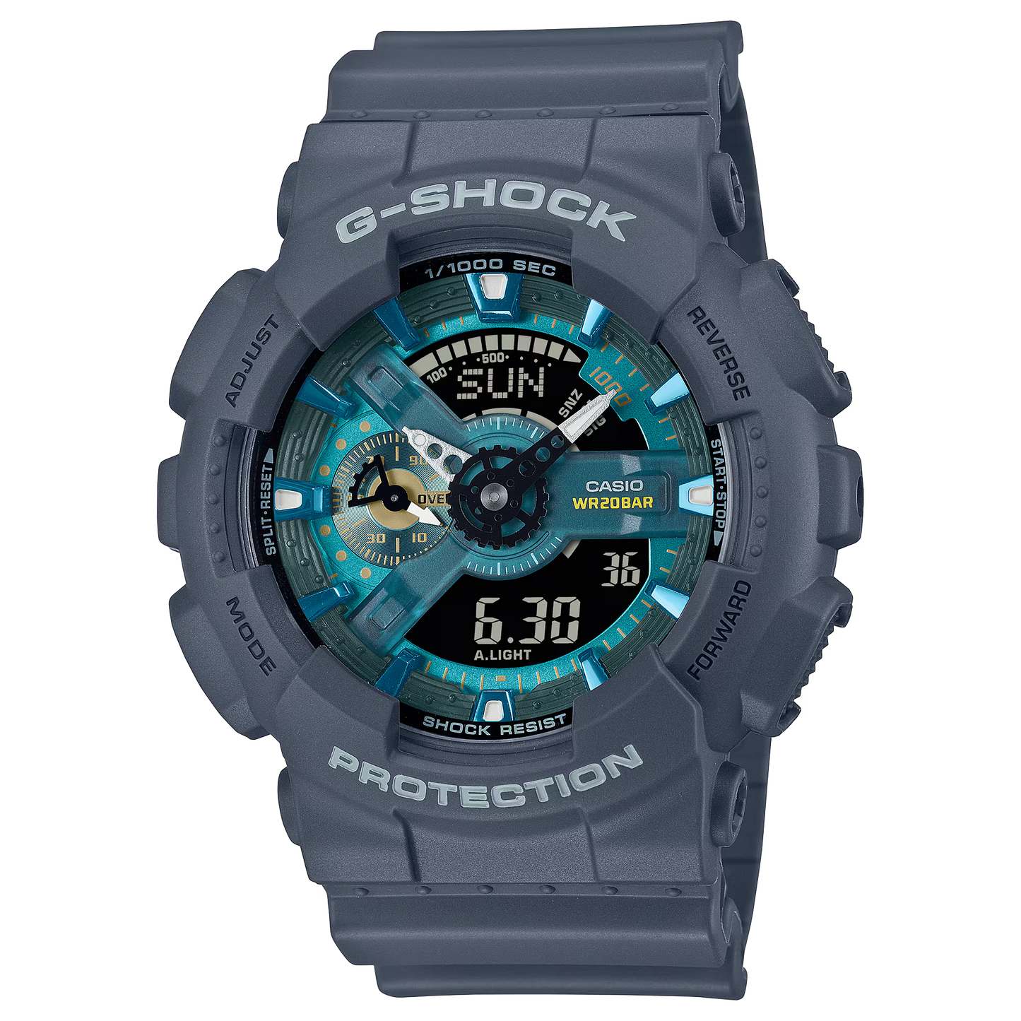 Casio G-Shock GA-110AS-2A Men’s Analog-Digital Watch – Shock Resistant, 200M Water Resistant