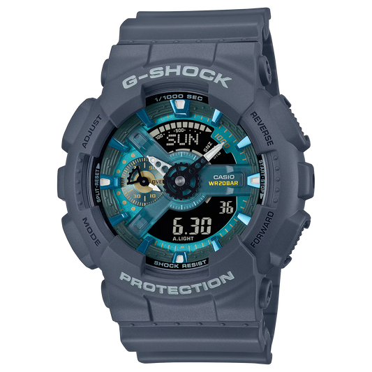 Casio G-Shock GA-110AS-2A Men’s Analog-Digital Watch – Shock Resistant, 200M Water Resistant