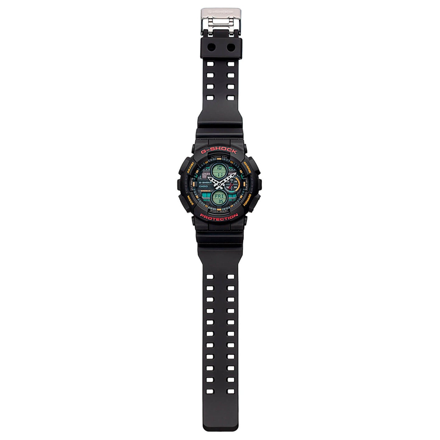 Casio G-SHOCK GA-140-1A4DR – Analog-Digital Shock-Resistant Sports Watch