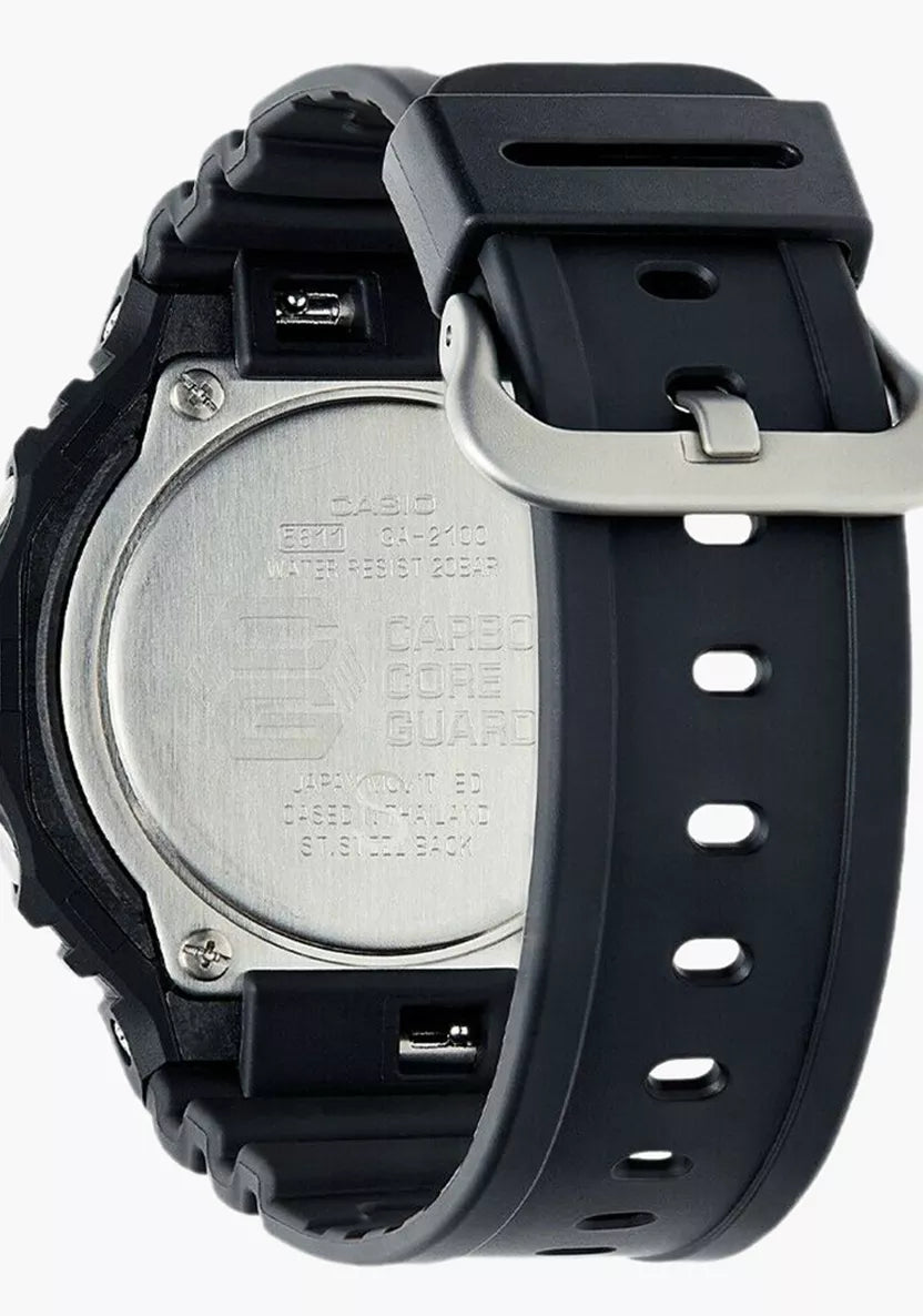 Casio G-SHOCK GA-2100-1A1DR – Carbon Core Guard “Blackout” Analog-Digital Watch