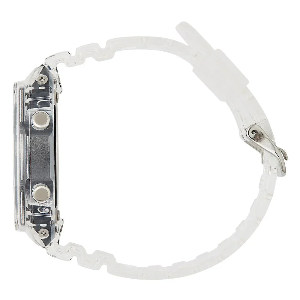 Casio G-SHOCK GA-2100SKE-7ADR – Transparent Skeleton Series Carbon Core Guard Watch