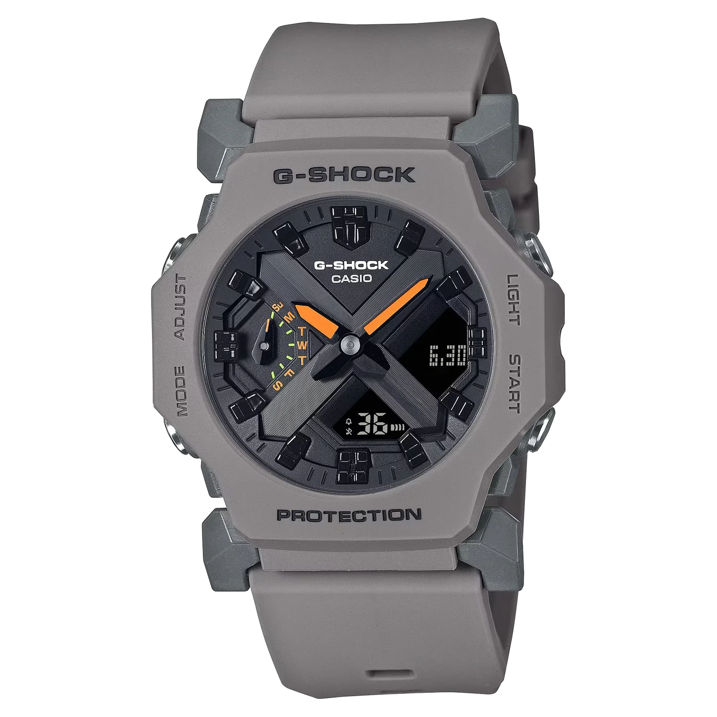 Casio G-Shock GA-2300-8A Men’s Grey Analog-Digital Watch – Carbon Core Guard, 200M Water Resistant