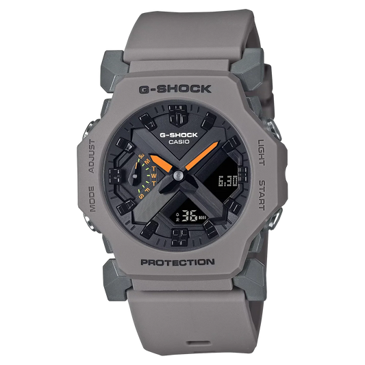 Casio G-Shock GA-2300-8A Men’s Grey Analog-Digital Watch – Carbon Core Guard, 200M Water Resistant