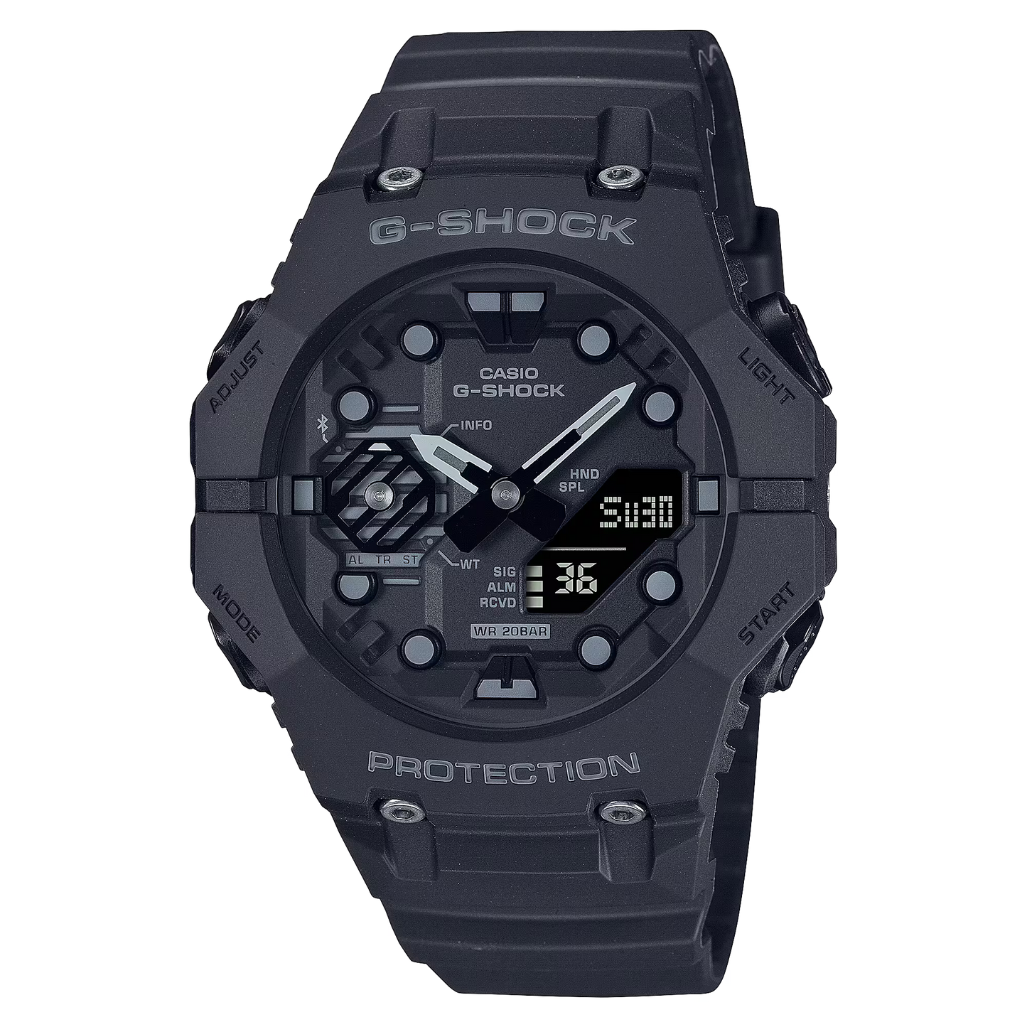 Casio G-SHOCK GA-B001-1ADR Analog-Digital Tough Watch with Carbon Core Guard & Bluetooth