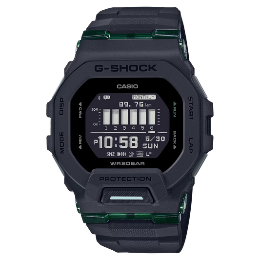 Casio G-SHOCK GBD-200UU-1DR Bluetooth Sports Watch – Step Tracker, Shock Resistant, 200M Water Resistant