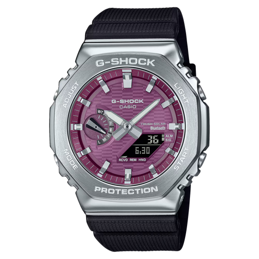 Casio G-SHOCK GBM-2100A-4B Men’s Analog-Digital Watch with Bluetooth & Metal Bezel