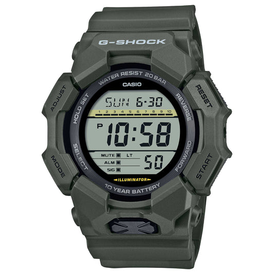 Casio G-Shock GD-010-3D – Men’s Digital Sports Watch (Green)