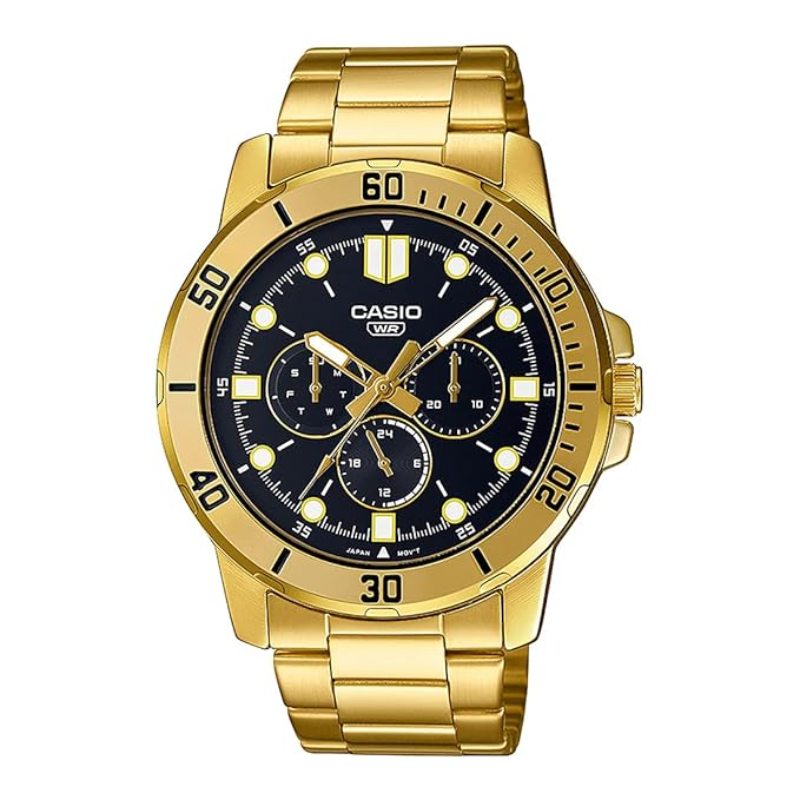 Casio Standard Series  Chrono Watch For Men MTP-VD300G-1EUDF