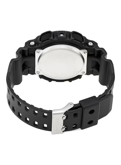 Casio G-SHOCK GD-100-1BDR Digital Watch | Black Resin, Shock Resistant, 200M Water Resistant