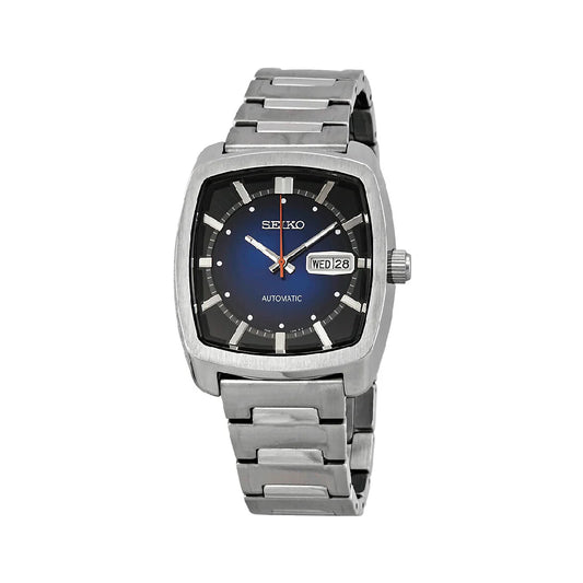 SEIKO Automatic Watch for Men - Recraft Series - Stainless Steel Case and Bracelet, Day/Date Calendar, 50m Water Resistant, and 41 Hour Power Reserve SNKP23