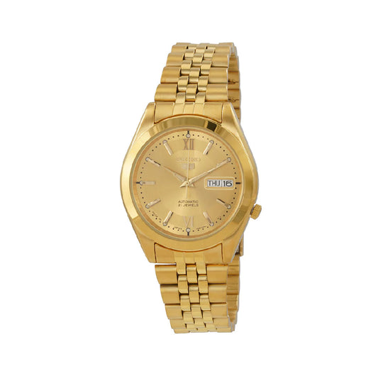 Seiko SNKC28J1 Men's Watch, Automatic Winding, Overseas Model, Gold, gold, Bracelet Type