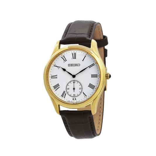 Seiko Gents Conceptual Leather Strap Watch SRK050P1