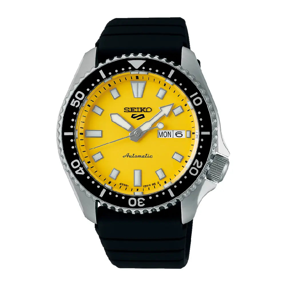 Seiko 5 Sports SKX Series in Ki-iro Yellow SRPL87K1
