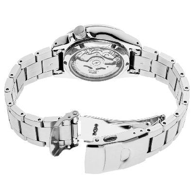 SEIKO SRPK35K1 Orange Dial Automatic Watch – Stainless Steel – 100M Water Resistant – Classic Sports Design