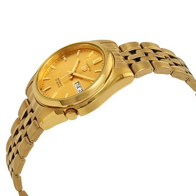 Seiko SNK366K1 Automatic Watch – Men's Stainless Steel, Classic Design, Day-Date Function