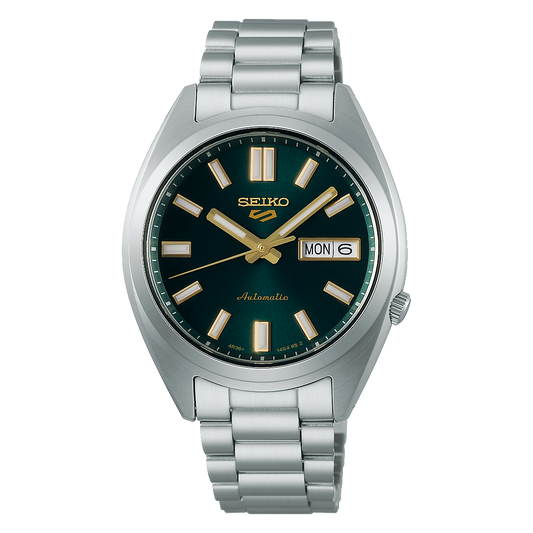 Seiko 5 Sports SRPL57K1 Automatic GMT Green Dial Stainless Steel Watch