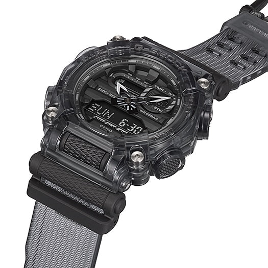 Casio G-SHOCK GA-900SKE-8ADR – Transparent Skeleton Industrial Digital-Analog Watch