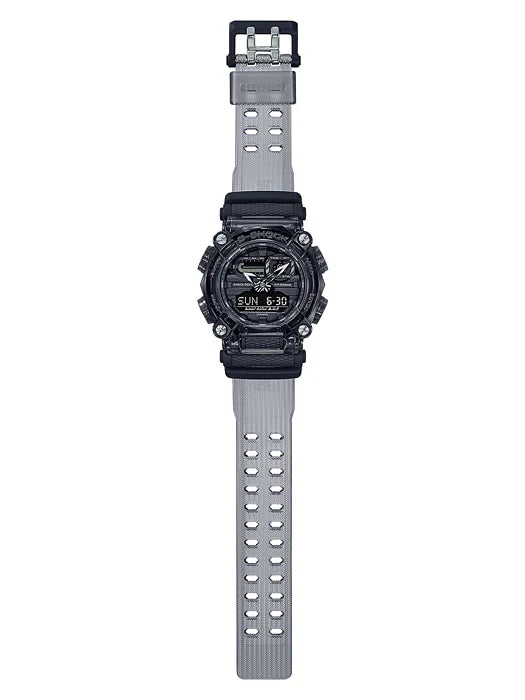 Casio G-SHOCK GA-900SKE-8ADR – Transparent Skeleton Industrial Digital-Analog Watch