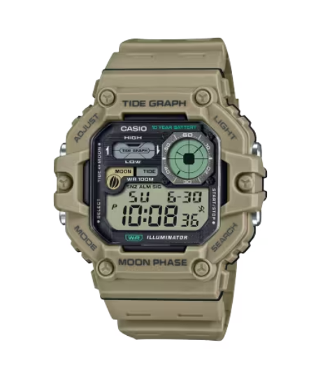 Casio WS-1700H-5AVDF: A Feature-Packed Digital Watch for Outdoor Enthusiasts